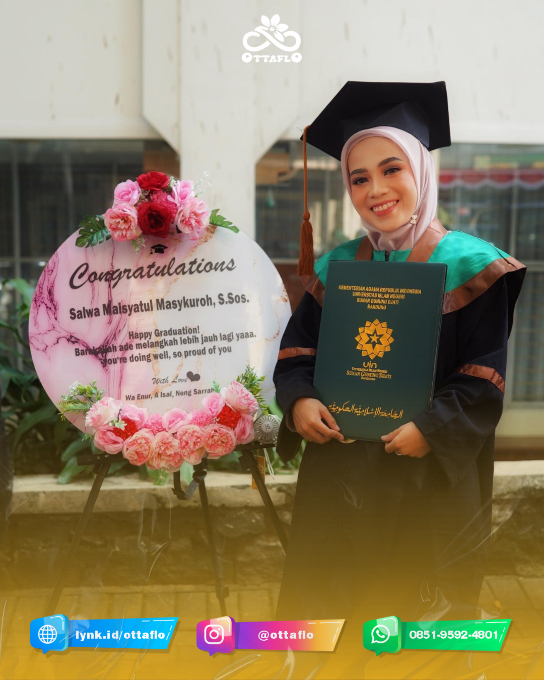 Salwa W - Wisuda UIN SGD